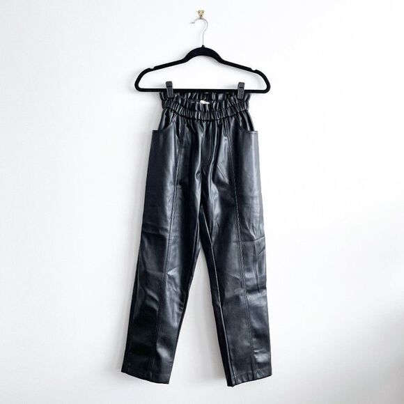 Elan Black Ruffle Elastic Waistband Pants // Fenton Jogger // Size Med // BNWT - Picture 5 of 13